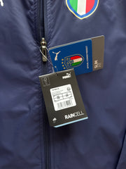 (НОВО) (XS) Puma x Italia мъжко шушлеково горнище (качулка скрита в яката)